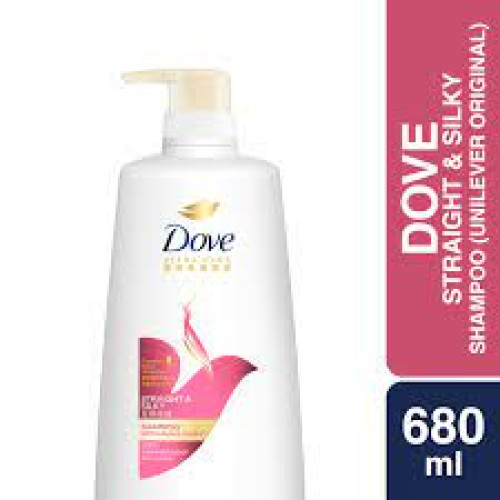 Dove Straight &amp; Silky Shampoo (680ml)